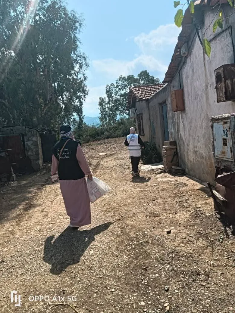 القافلة التحسيسية المتنقلة إلى قرية احسامن